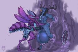 2026 anthro areola arthropod arthropod_abdomen artist_logo balls big_balls big_breasts big_butt big_penis black_claws black_hair black_markings blue_areola blue_balls blue_body blue_breasts blue_markings blue_nipples blue_scales blue_tongue blush bodily_fluids breasts butt chest_lick claws colored cum cum_in_balls cum_inside dated detailed_background dragon duo exoskeleton feral full-length_portrait genital_fluids genitals glowing glowing_eyes hair hi_res horn horned_dragon huge_balls hyper hyper_balls hyper_genitalia immobile insect intersex intersex/male knot knotted_penis licking logo looking_up male markings motion_lines muscular muscular_male mythological_creature mythological_scalie mythology nipples nude_intersex nude_male paws penetration penile penile_penetration penis penis_in_penis pink_hair portrait purple_body saliva scales scalie sex shaded spiked_penis spikes spikes_(anatomy) standing standing_sex tongue tongue_out urethral urethral_penetration wings wolfarion yellow_eyes yellow_tongue