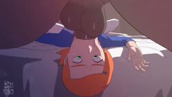 1boy 1girls all_the_way_to_the_base ben_10 big_penis blowjob cartoon_network clothed d-art facefuck ginger gwen_tennyson saliva sound sucking sucking_penis tagme throat_fuck video