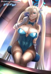 1girls asuna_(blue_archive) asuna_(bunny)_(blue_archive) blue_archive breasts hocen large_breasts solo