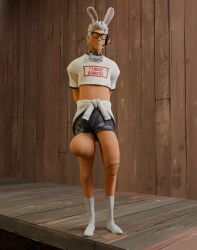 1boy balls_out_of_pants blender bonker_by_jaxxiecock bunny_ears cock_out_of_shorts collar femboy femboy_bonkers femboy_scout_(team_fortress_2) gay glasses hyper hyper_balls hyper_penis scout scout_(team_fortress_2) sevenmorph shorts team_fortress_2 tf2