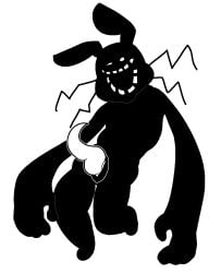 anthro black_body chubby_legs coruptsic five_nights_at_freddy's five_nights_at_freddy's_2 five_nights_at_frickbear's_(series) five_nights_at_frickbears five_nights_at_frickbears_3 floating ghost lagomorph leporid long_arms male mammal one_eye_closed penis_tentacles rabbit rwqfsfasxc_(five_nights_at_freddy's) scottgames shadow_bonnie_(fnaf) slit_penis solo spirit tentacles whiskers white_eyes wink
