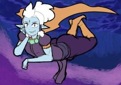 1boy 1femboy ass bulge butt clothed dc_comics femboy floating flying mr_mxyzptlk mr_mxyzptlk_(my_adventures_with_superman) my_adventures_with_superman sinnermon_(artist) solo solo_male