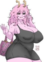 mina ashido from boku no hero academia by stepyon