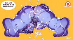1boy absurd_res anus balls barley_lightfoot captain_nikko disney english_text gay hi_res male male_only nipples onward_(2020) penis pixar simple_background solo text yaoi yellow_background