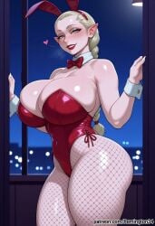 1girls ai_generated before_sex big_breasts bimbo blonde_hair blush braid breasts bunny_ears claymore contrapposto curvaceous_female curvaceous_figure curvy curvy_body curvy_female detached_collar female female_focus flirting flirting_with_viewer highleg hips horny huge_breasts inviting_to_sex juicy_body juicy_breasts juicy_tits large_breasts leotard long_hair looking_at_viewer mature_female milf mommy ophelia_(claymore) pantyhose playboy_bunny posing presenting presenting_self remington34 seductive_look sexy sexy_pose silver_eyes smile solo solo_female solo_focus thicc_thighs thick_legs wide_hips woman wrist_cuffs