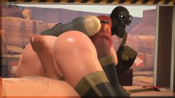 1boy 1girls 3d 3d_(artwork) ass axe big_ass big_penis black_gloves black_legwear black_mask clothing cum duo erection faceless_male fat_ass female female_focus fempyro gas_mask genitals gloves huge_ass huge_cock human human_on_human human_only large_ass large_penis light-skinned_female light-skinned_male light_skin looking_back looking_back_at_viewer male male/female mammal mature mature_female mature_male nude nude_male nz_rak outdoors penis pyro_(team_fortress_2) red_clothing sex shushing straight straight_sex team_fortress_2 thick_ass unseen_male_face valve valve_(company)
