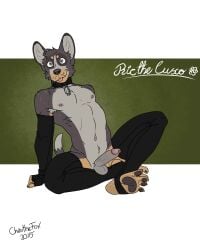 2025 4_toes absurd_res anthro balls barefoot bartek22 big_ear brazilian_dawg_(ricthecusco) canid canine canis circumcised clothing collar collar_tag countershade_fur countershading domestic_dog ears_up erection eyebrows feet foot_fetish foot_focus fur genitals glans grey_body grey_fur hair hi_res legwear looking_at_viewer male mammal muscular muscular_anthro muscular_male navel nipples pawpads paws penis plantigrade signature sitting smile smiling_at_viewer soles solo stirrup_legwear stirrup_stockings stockings tail text toes tongue tongue_out white_body white_fur yellow_body yellow_fur