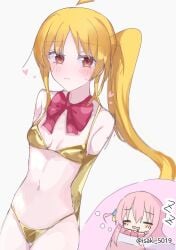 1girls 2d 2d_(artwork) 2d_artwork ahoge arm_behind_back arms_behind_head ashamed bare_belly bare_chest bare_hips bare_legs bare_midriff bare_navel bare_shoulders bare_skin bare_thighs belly belly_button bikini bikini_bottom bikini_only bikini_top blonde blonde-haired_female blonde_female blonde_hair blonde_hair_female blush_face blush_lines blushing blushing_at_viewer blushing_female blushing_lines bocchi_the_rock! bowtie breasts digital digital_art digital_drawing digital_drawing_(artwork) digital_media digital_media_(artwork) drawing elbow_gloves embarrassed embarrassed_expression embarrassed_female exposed exposed_belly exposed_chest exposed_hips exposed_legs exposed_midriff exposed_navel exposed_shoulders exposed_skin exposed_thighs eyebrows_visible_through_hair female female_focus female_only flushed flushed_face flustered flustered_female gloves gold_bikini gold_bikini_bottom gold_bikini_top gold_elbow_gloves gold_gloves gold_long_gloves gold_micro_bikini gold_string_bikini gold_swimsuit gold_swimwear groin half_naked half_nude halterneck hand_behind_back hands_behind_head hearts high_resolution high_school_student highres ijichi_nijika inframammary_fold isaki_5019 lean_figure long_gloves long_hair looking_at_viewer micro_bikini midriff naked naked_female naked_woman narrow_waist navel nervous nervous_expression nervous_face nervous_female nude nude_female nudity orange-eyed_female orange_eyes parted_bangs partially_undressed petite petite_body petite_breasts petite_female petite_girl petite_tits ponytail red_bowtie school_girl semi_nude shoulders shy shy_expression shy_female shy_girl side_ponytail sidelocks simple_background slender_body slender_waist slim_female slim_waist small_bikini small_boobs small_breasts small_tits solo standing string_bikini swimsuit swimwear teen_girl teenage_girl teenager thigh_gap thighs thong_bikini tiny_breasts upper_body white_background yellow-haired_female yellow_hair young_female young_woman