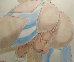 1futa big_penis dickgirl faceless faceless_character faceless_futanari futa_only futa_sans_pussy futanari heatbox huge_ass intersex penis rainbow_mika solo street_fighter tagme
