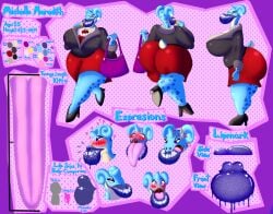 big_breasts blue_lipstick lapras lipstick mammal pokemon wide_hips zengumithecandyman