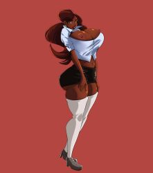 1girls areola areolae big_breasts breasts brown_body brown_skin brunette busty commission curvaceous curvy curvy_figure dark-skinned_female dark_hair dark_skin digital_drawing_(artwork) digital_media_(artwork) eyebrows eyelashes eyes female female_focus frostyvector gigantic_breasts girl hair hips hourglass_figure huge_breasts human large_breasts legs lips mature mature_female nipples no_bra patoartist terri_mable thick_legs thick_lips thick_thighs thighs tits top_heavy voluptuous waist wide_hips