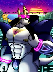 bulge galio koki_1 league_of_legends male_only muscular_male nipples riot_games statue thong