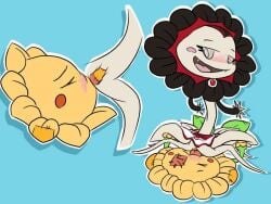 electronic_arts facesitting female flower flush flushed girl licking petals plant plant_girl plants_vs_zombies plants_vs_zombies:_garden_warfare popcap_games pussy stuffy_flower_(pvz) sucking sunflower sunflower_(pvz) vampire vampire_sunflower_(pvz)