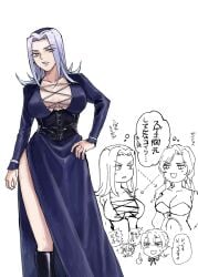 breasts female human illuso jojo's_bizarre_adventure leone_abbacchio rule_63 sfw shimotukeno shounen_jump vento_aureo