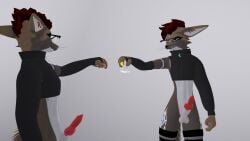 anthro anthro_only canid canine fur furry furry_only judgesyrus male male_only rexouium tagme vr_media vrchat