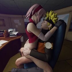 animated fortnite high_resolution naruto naruto_(series) naruto_shippuden sakura_haruno thenaysayer34 uncensored uzumaki_naruto video