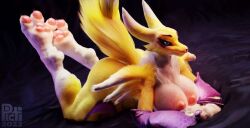 3d anthro anthro_only digimon furry no_humans renamon renamon_(pictisculpts) tagme