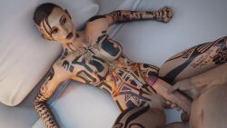 commander shepard from mass effect by bluelight