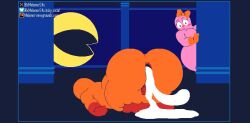 1girls 2boys after_sex anal animated anus artist_name ass ass_bigger_than_head balls ballsack bandai_namco bent_over big_ass big_breasts black_eyes bluesky_link blush blushing_profusely bottom_heavy bow breasts bubble_ass bubble_butt busty caught clyde_(pac-man) comic completely_naked completely_naked_female completely_naked_male completely_nude completely_nude_female completely_nude_male cum cum_drip cum_filled cum_flood cum_gushing cum_in_ass cum_inside cum_puddle excessive_cum eyelashes face_down_ass_up female femboy flaccid flaccid_penis floating gaping gaping_anus ghost ghost_boy ghost_girl gloves hair_accessory hairbow handwear huge_ass huge_breasts indoors large_ass large_breasts looking_at_another looking_down loop looping_animation male massive_ass massive_breasts maze naked naked_female naked_male namco neon_lights newgrounds_link nude nude_female nude_male on_floor on_ground open_mouth orange_body orange_gloves pac-man pac-man_(series) pear-shaped_figure pear_shaped_female pear_shaped_male peeping penis pink_body pinky_(pac-man) pixel_animation pixel_art red_gloves small_penis tagme thick_ass thick_thighs thighs trio twitter_username video wide_hips xmelomor24x yellow_body