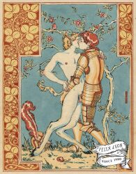felix_d'eon gay yaoi big_ass muscles balls cock satyr faun