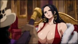 a_pimp_named_slickback ai_generated animated animation big_breasts big_titties black_hair boa_hancock degradation degraded degrading disrespect female humiliated humiliation interracial jabbaman58 long_hair male mp4 one_piece pimp pimped sitting slap slapping tagme taller_female the_boondocks video voice_acted voluptuous