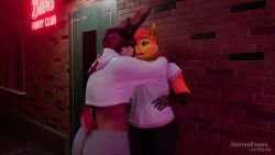 2025 3d animated chance_(jamesfoxes) furry furry_only gay growth jamesfoxes jay_(jamesfoxes) male male_only original original_character tagme video yaoi