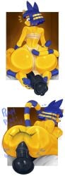ttothep_arts ankha animal_crossing catgirl cat_ears feline anon anonymous_male comic tagme