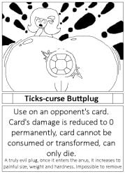 ass big_ass ass_focus huge_ass 1girls female_focus butt big_butt butt_focus huge_butt supersecretsoup_(artist) card cards description female_only buttplug shocked !! !