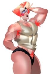 lucifer_morningstar_(hazbin_hotel) hazbin_hotel hairy hairy_male hairy_armpits muscular muscular_male 1boy muscles toned toned_body fit_male fit pubic_hair pubic_tuft pubes fleshpie669