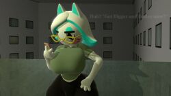 1girls big_ass big_breasts bored_expression breasts cat_ears catgirl expansion female growth karen_(smg4) karen_katphish kitty_milf low_quality milf ripped_clothing sfm shocked_female shorter_than_30_seconds smg4 solo solo_female solo_focus source_filmmaker tagme the_backrooms video