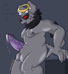 angel_halo anthro bad_anatomy black_mane chubby chubby_male erect_penis erection feline feline_humanoid furry halo jebediah_christoff jebus lion lion_boy lion_ears lion_mane lion_tail madness:_project_nexus madness_combat male male_only mane mane_hair precum sunnypawsy