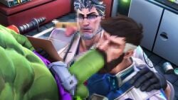 animated bara beard blowjob censored daddy dilf doctor_strange doctor_strange_(marvel_rivals) doctor_strange_(stephen_sanders:_the_doctor) domredsins fantastic_four fellatio gay hand_on_head hulk hulk_(marvel_rivals) licking_penis male male_only marvel marvel_rivals mr_fantastic no_sound oral reed_richards reed_richards_(marvel_rivals) sucking sucking_penis tagme video