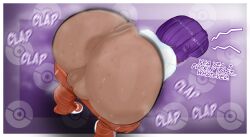 3d 3d_(artwork) angry angry_expression annoyed asshole asshole_focus balls big_ass dark-skinned_male dark_skin exposed_ass femboy femboy_focus femboy_only femenine_male freckles freckles_on_ass imminent_anal imminent_sex instant_loss koikatsu lost_bet pants_down pink_eyes pokemon pokemon_oc pokemon_sv purple_hair steam steaming_body steamy sweaty_ass tagme tagme_(character) the_slayer