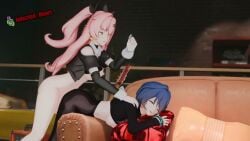 1futa 1girls 3d animated belle_(zenless_zone_zero) bent_over female from_behind futa_on_female futanari hoyoverse infected_heart lecheryamoreva light-skinned_female light-skinned_futa light_skin mihoyo mihoyo_technology_(shanghai)_co._ltd. misuzugon nicole_demara penis pink_hair sex sex_from_behind sound tagme video zenless_zone_zero