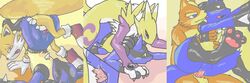 9_6 anthro blue_eyes brown_eyes canine closed_eyes crossover digimon female fox fur furry green_eyes kitsune lucario male mobian multiple_tails penetration pokemon pokemon_(species) renamon sex sonic_(series) star_fox straight tail tails vaginal_penetration video_games