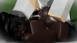 1boy 1girls 3d comet_(cometrr34) cometrr34 dark-skinned_female everytoo hung_femboy hung_trap light-skinned_male roblox roblox_avatar robloxian self_upload tagme