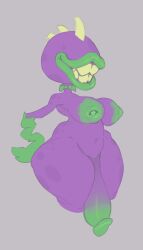 anthro anthrofied ass electronic_arts flora_fauna plant plant_humanoid plantie plants_vs._zombies plants_vs_zombies popcap_games video_game_character video_games futa 1futa futanari penis pavonquint13526 chomper_(pvz)