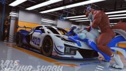 2026 abdominal_bulge absurd_res anthro anvil_position aquatic arch_position asus being_watched belly big_penis blender_(artwork) blender_(copyright) blender_cycles_(artwork) blue_body blue_nipples blue_skin canid canine canis car car_sex chevrolet chevrolet_corvette danny_sterling_(spitfire420007) denak digital_media_(artwork) felid female fish from_front_position fur garage genitals goodyear group hand_on_neck hi_res huge_penis legs_up looking_at_another mackerel_shark mako_shark male male/female mammal motorsports nipples nvidia on_car orange_body orange_fur pantherine peeking_around_corner penis pinned race_car red_body red_fur republic_of_gamers sex shark shortfin_mako_shark sports_car striped_body stripes suzuka_takahashi suzukashark throat_grab tiger tongue tongue_out trio vehicle watching_from_afar watermark white_belly white_shark wolf