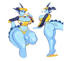 anthro athletic_female big_ass big_breasts eeveelution huge_ass huge_breasts nintendo pokemon pokemon_(species) solo solo_female solo_focus tagme ttothep_arts vaporeon