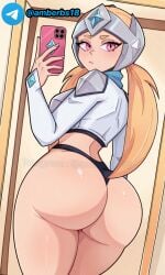 ai_generated ass ass_focus bikini brawl_stars brawler mirror sex starr_nova_(brawl_stars) tagme