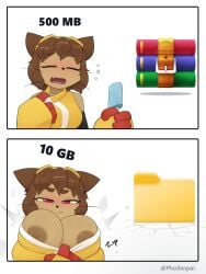 phosenpai 1girls female female_focus anthro anthrofied female_only solo kit_(gameoverse) gameoverse glitch_productions