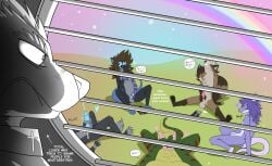 2_penises aisling_(mistyfur) ambiguous_gender angry animal_genitalia animal_penis anthro blue_eyes blue_penis bodily_fluids brown_hair canid canine canis circe_(pankallisti) crying daughter_(lore) dialogue english_text female fingering fingering_self first_person_view fur genitals green_body grey_body grey_fur grey_markings group group_masturbation hair hemipenes hi_res humiliation indirect_incest_(lore) lizard looking_at_porn malakai_(malakai) male male_focus male_pov mammal markings masturbation meme mother_(lore) mother_and_child_(lore) mother_and_daughter_(lore) mother_and_son_(lore) multi_genitalia multi_penis murid murine outside pankallisti parent_(lore) parent_and_child_(lore) parent_and_daughter_(lore) parent_and_son_(lore) penis pink_penis pornography procyonid public_masturbation purple_body purple_fur raccoon rainbow rat red_markings reptile rivocie_(rawrzky) rodent scalie son_(lore) speech_bubble spongebob_reference squidward_looking_out_the_window_(meme) tan_body tan_fur tears text voyeur waschbar_(character) wolf