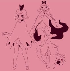 2025 anthro anus balls bell bent_over blush blush_lines bottomless bovid butt caprine cloak cloak_only clothed clothing crossdressing crossdressing_(mtf) crossdressing_male cult_of_the_lamb digital_drawing_(artwork) digital_media_(artwork) erection femboy flaccid foreskin fur gay gay_anal genitals hat headgear headwear hi_res homosexual homosexual_male hooves horizontal_pupils horn humanoid_genitalia humanoid_penis lamb_(cult_of_the_lamb) long_foreskin looking_at_viewer male male_focus male_only male_penetrated mammal massive_monster_(studio) motion_lines nerunaur penis perineum presenting presenting_hindquarters presenting_penis pupils question_mark red_crown_(cult_of_the_lamb) saggy_balls scut_tail shaking_butt sheep short_tail shush signature simple_background smile solo standing tail tentacles text urethra wiggle wool_(fur) wool_hair