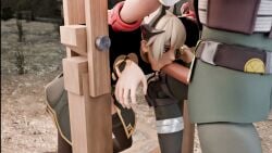1boy 1boy1girl 1female 1female1male 1girl1boy 1male 1male1female animated animation audio bondage deepthroat defeated defeated_heroine facefuck female fortnite gagging gagging_on_penis gags in_public lexa_(fortnite) loop looping_animation male moaning non_consensual oathbound_lexa_(fortnite) oral outdoors outside pillory rape restrained short short_loop stocks straight tagme throat_fuck unseen_male_face video