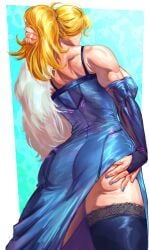 virgoart1509 samus_aran metroid female female_focus female_only bounty_hunter bounty_hunters muscular muscular_female evening_gown evening_dress athletic athletic_female high_slit high_slit_dress clothes clothed clothing tight_clothing breasts boobs tits big_breasts big_boobs big_tits side_boob muscular_back muscular_thighs hips wide_hips thick_hips thighs thick_thighs ass butt thick_ass fat_ass big_ass thick_butt big_butt fat_butt stockings stockings_thigh_highs thighhighs thigh_highs fur_coat tied_hair blonde blonde_hair blonde_female blonde-haired_female blonde_hair_female muscular_biceps