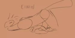 2024 ambiguous_gender animated anthro anthro_on_feral anthro_penetrating avian beak bestiality bird cloacal cloacal_penetration duo einin erection extreme_penetration feathered_crest feathers feral feral_penetrated from_front_position genitals head_crest lying male male/ambiguous missionary_position on_back open_mouth penetration penis ridiculous_fit sex signature size_difference text wings x-ray_view