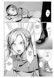 1girls agarthan angry comic doujinshi edelgard_von_hresvelg fire_emblem fire_emblem:_three_houses mage mugen_no_sudadokei shouting those_who_slither_in_the_dark waking_up