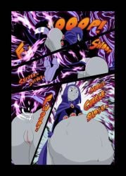 anal anal_vore blackfire clothing comic dc dc_comics female_pred female_prey raven_(dc) same_size_vore superheroine teen_titans varu villainess vore