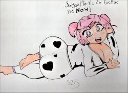 natsuki (doki doki literature club) from doki doki literature club by bohemiandraws (artist)