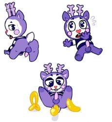 anus ass ass balls happy_tree_friends mime_(htf) penetration penis purple_body sex